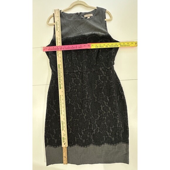 Banana Republic Sheath Dress Women’s Size 16 Lace Overlay Sleeveless Career - Picture 7 of 16